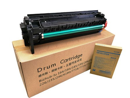 Set Drum Sistem de imagine Compatibil Superior, Konica Minolta, KMin DR114 + DV116 IU164 (DRUM UNIT + DEVELOPER UNIT+DEV POWDER)