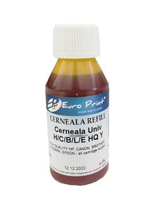 Cerneala Compatibil Superior, HP, Cerneala UNIV HQ Y - 100ml, Galben