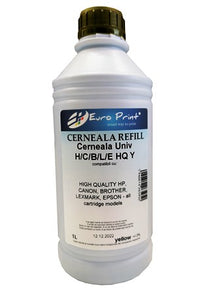 Cerneala Compatibil Superior, HP, Cerneala UNIV HQ Y - 1L, Galben