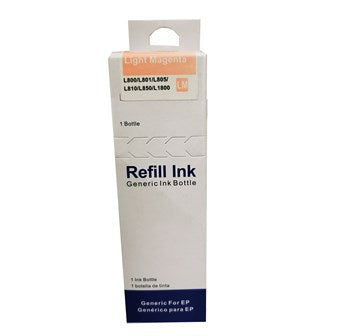 Cerneala CISS Compatibil Superior, Epson, Eps L800 CISS - Light Magenta 70ml, Magenta deschis