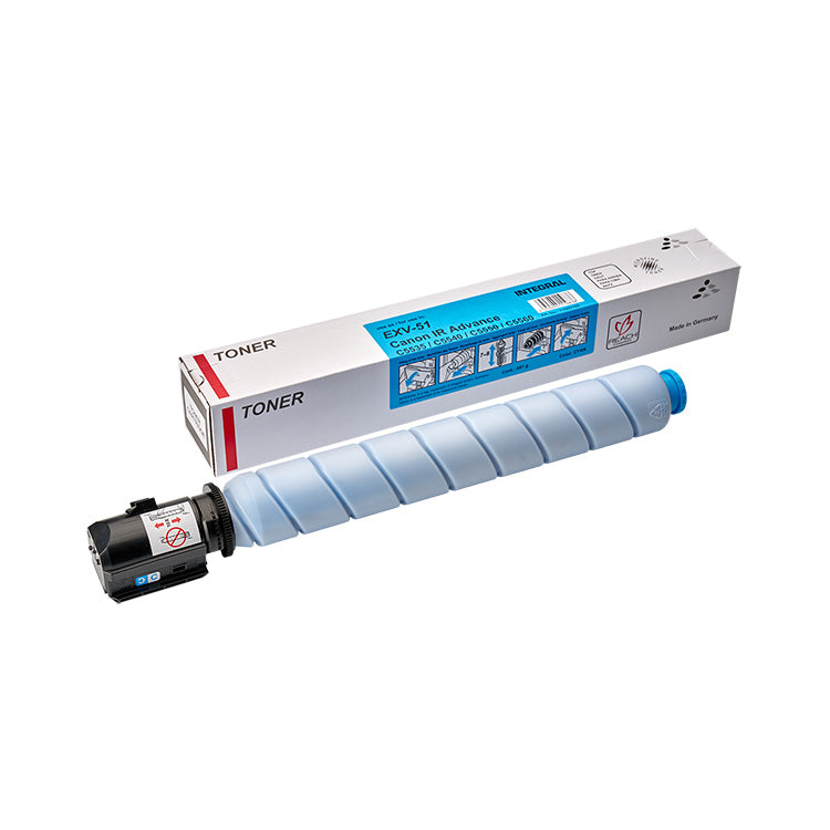 Toner Compatibil Superior, Canon, Can EXV-51 C Integral-Germany, 60 K Pagini, Cyan