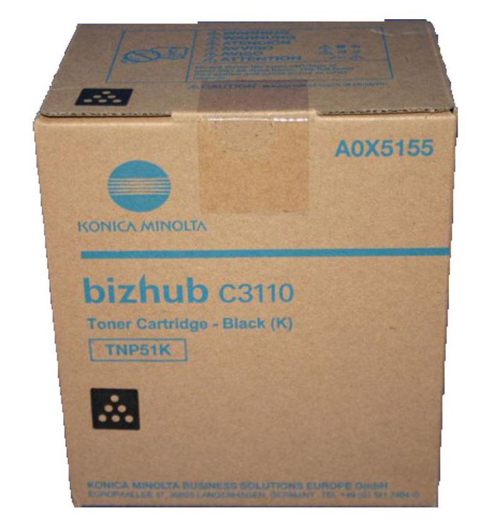Toner Original, Konica Minolta, Konica Minolta OEM TNP-51 B Laser, 5 K Pagini, Negru