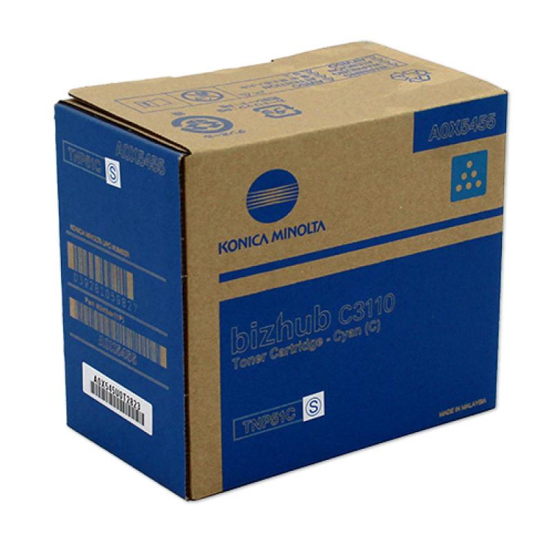 Toner Original, Konica Minolta, Konica Minolta OEM TNP-51 C Toner, 5 K Pagini, Cyan