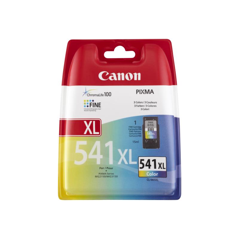 Cartus de cerneala Inkjet Original, Canon, Canon OEM CL-541XL Color Ink, Multicolor