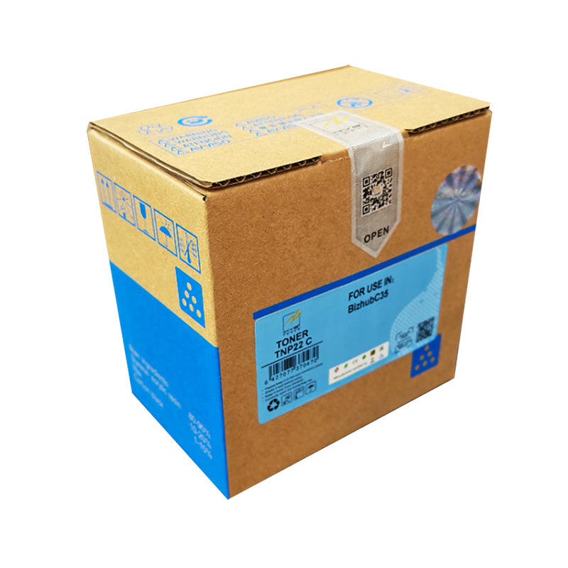 Toner Compatibil Superior, Konica Minolta, KMIN TNP-22 C HYB LASER, 6 K Pagini, Cyan