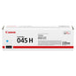 Toner Original, Canon, CANON OEM CRG-045H C LASER, 2.2 K Pagini, Cyan