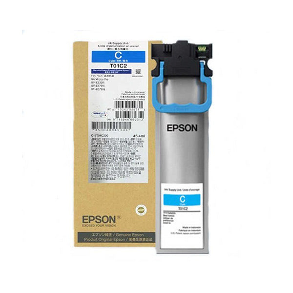 Cartus de cerneala Inkjet Original, Epson, Epson OEM T01C C ink, 5 K Pagini, Cyan