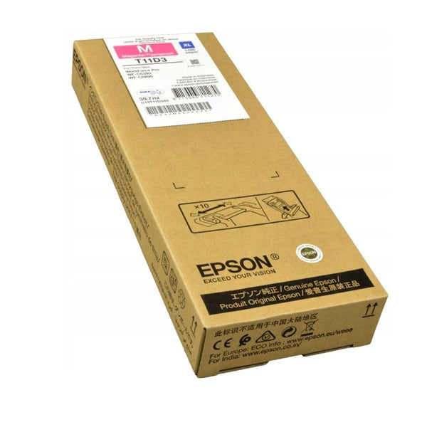 Cartus de cerneala Inkjet Original, Epson, Epson OEM T11D M Ink, 5 K Pagini, Magenta