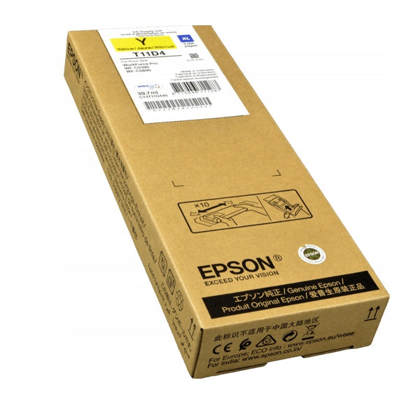 Cartus de cerneala Inkjet Original, Epson, Epson OEM T11D Y Ink, 5 K Pagini, Galben