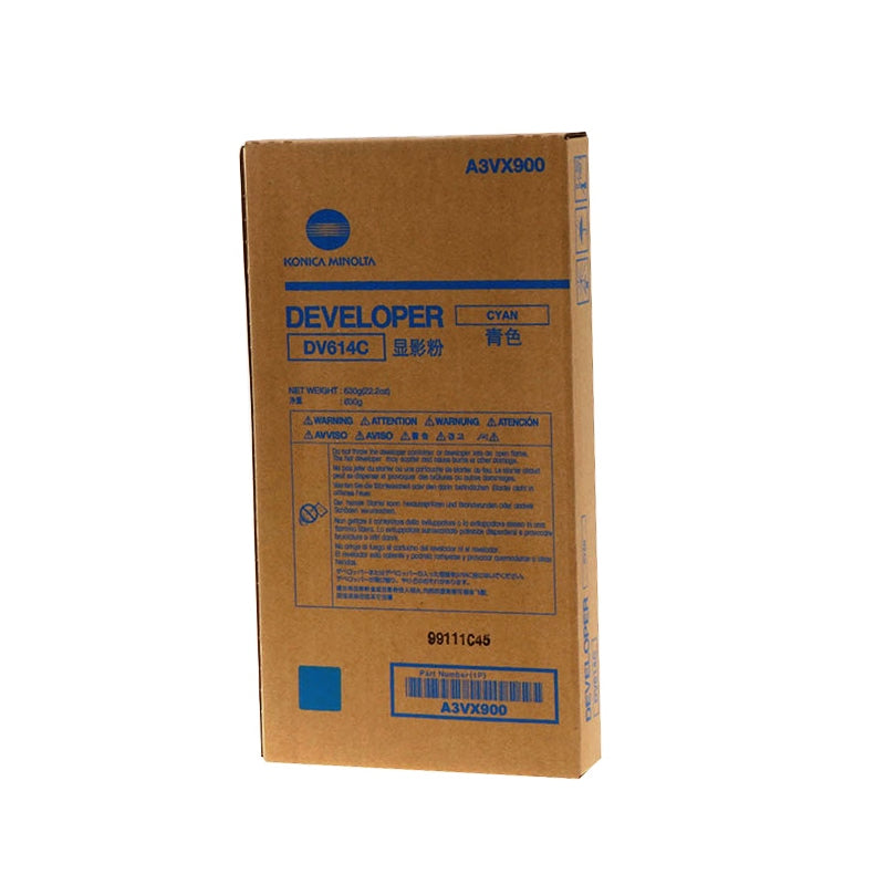 Punga Developer Original, Konica Minolta, Konica Minolta OEM DV-614 C Developer Bag, Cyan
