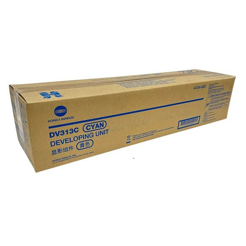 Developer Unit Original, Konica Minolta, Konica Minolta OEM DV-313 C Developer Unit, 600 K Pagini, Cyan