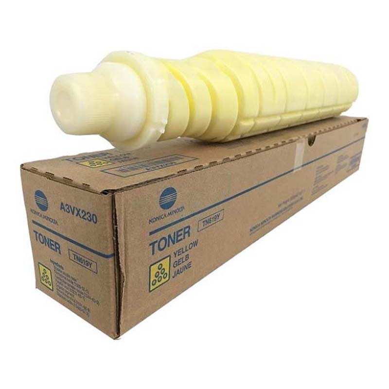 Toner Original, Konica Minolta, Konica Minolta OEM TN-619 Y Laser, 78 K Pagini, Galben