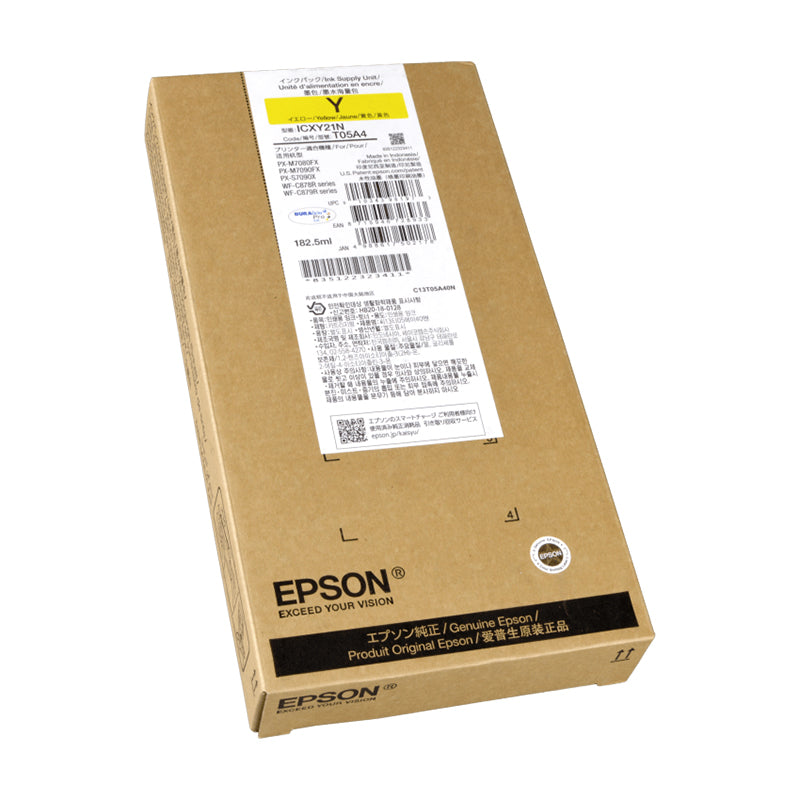 Cartus de cerneala Inkjet Original, Epson, Epson OEM T05A Y Ink, 20 K Pagini, Galben