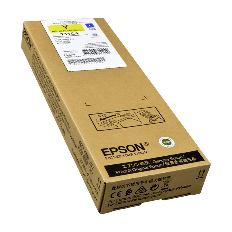 Cartus de cerneala Inkjet Original, Epson, Epson OEM T11C Y Ink, Galben