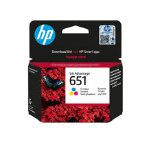 Cartus de cerneala Inkjet Original, HP, HP OEM 651 Color Ink, Multicolor