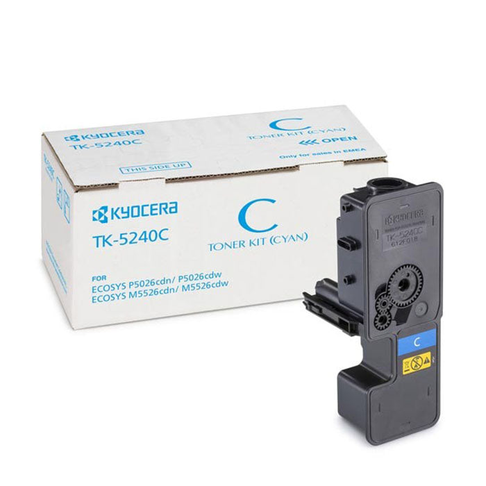 Toner Original, Kyocera, Kyocera OEM TK-5240 C LASER, 3 K Pagini, Cyan