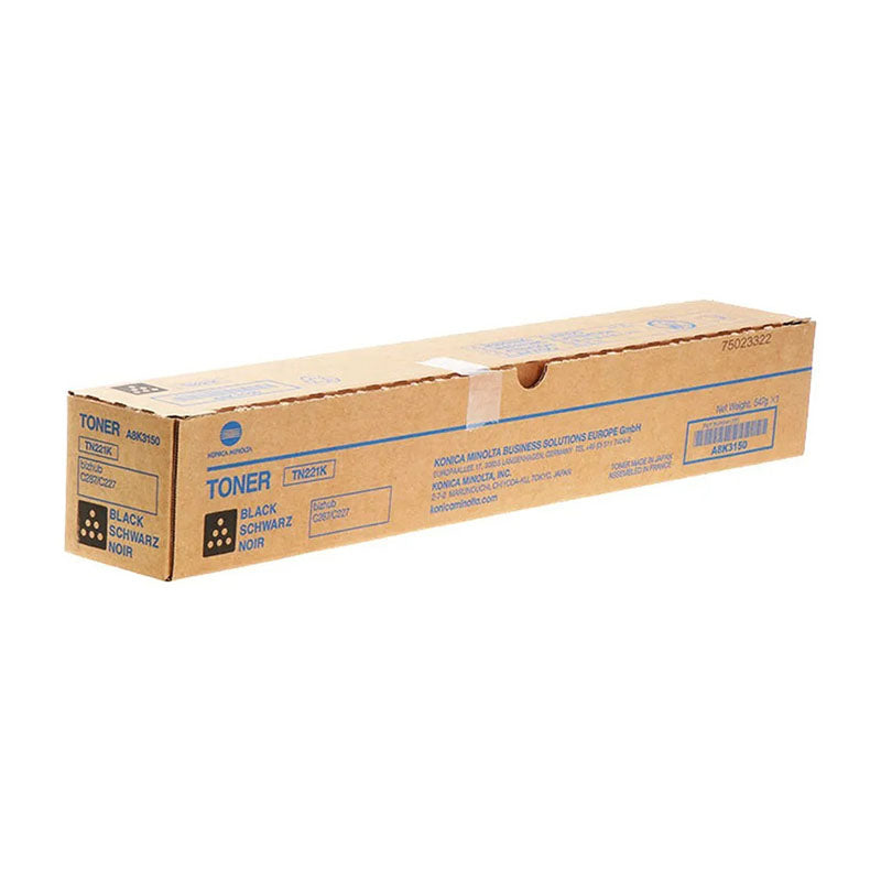 Toner Original, Konica Minolta, Konica Minolta OEM TN-221 B Laser, 24 K Pagini, Negru