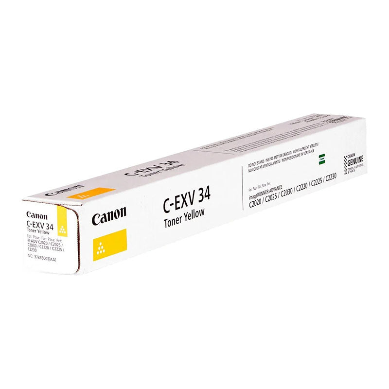 Toner Original, Canon, Canon OEM EXV-34 Y Laser, 19 K Pagini, Galben