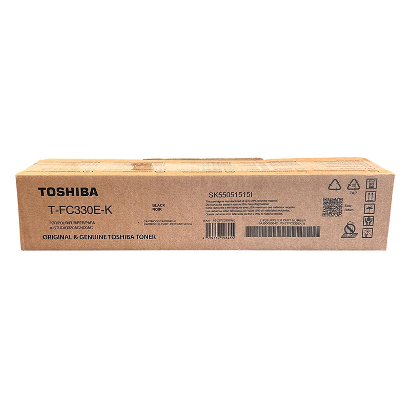 Toner Original, Toshiba, TOSHIBA OEM T-FC330EK Laser, 18.4 K Pagini, Negru