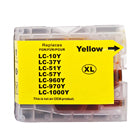Cartus de cerneala Inkjet Compatibil Superior, Brother, Bro LC1000/LC970/LC960 Y ink, Galben