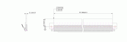Lamela stergere Compatibil Superior, Lexmark, LEX T430 WB with PCR clean DC Select (KRK-LP94P)