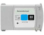 Cartus de cerneala Inkjet Compatibil Superior, HP, HPC 80 (C4846A) C NEW Ink, Cyan