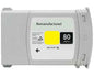 Cartus de cerneala Inkjet Compatibil Superior, HP, HPC 80 (C4848A) Y NEW Ink, Galben